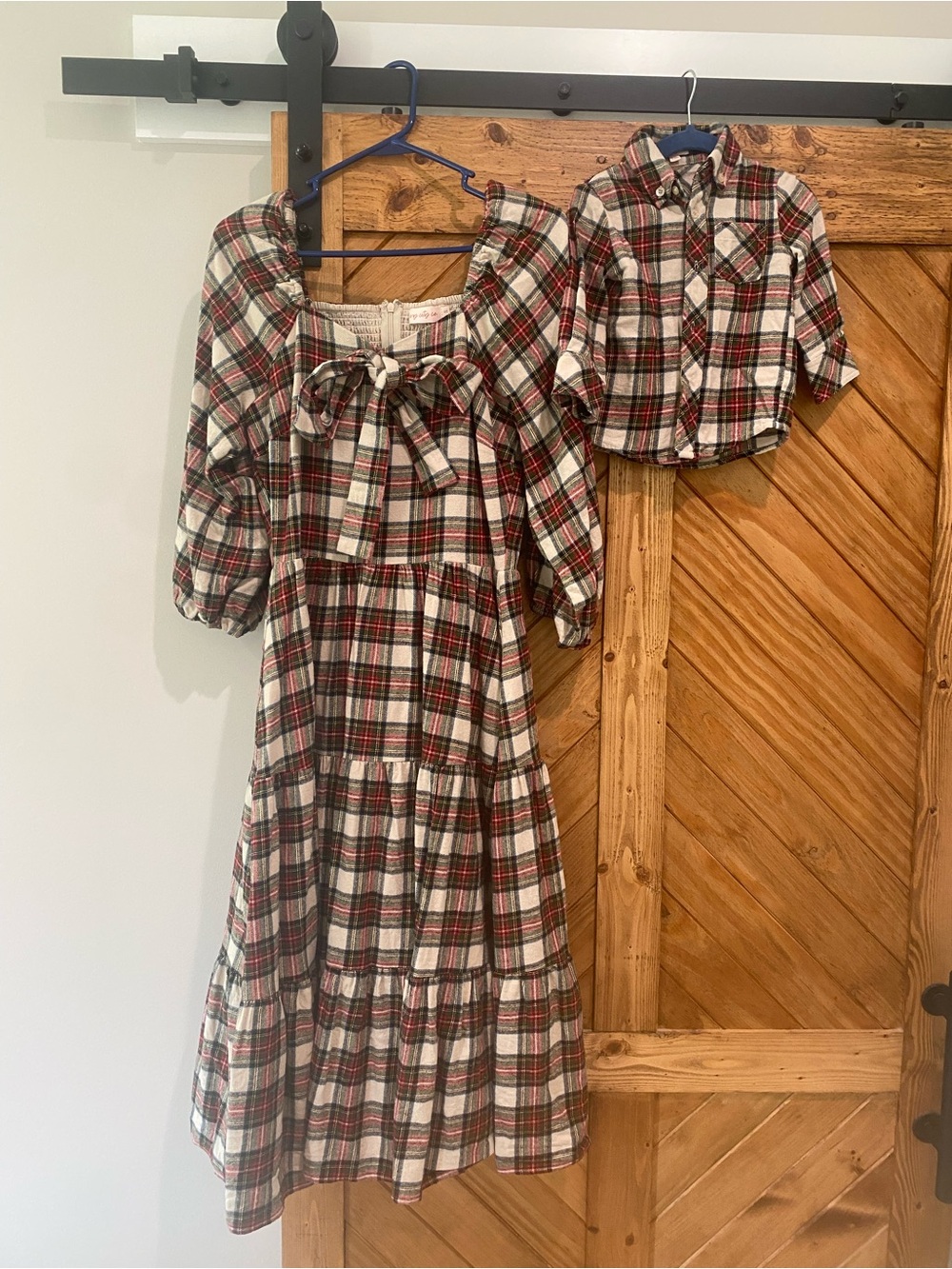Matching Mommy and Me Dress and Toddler Shirt